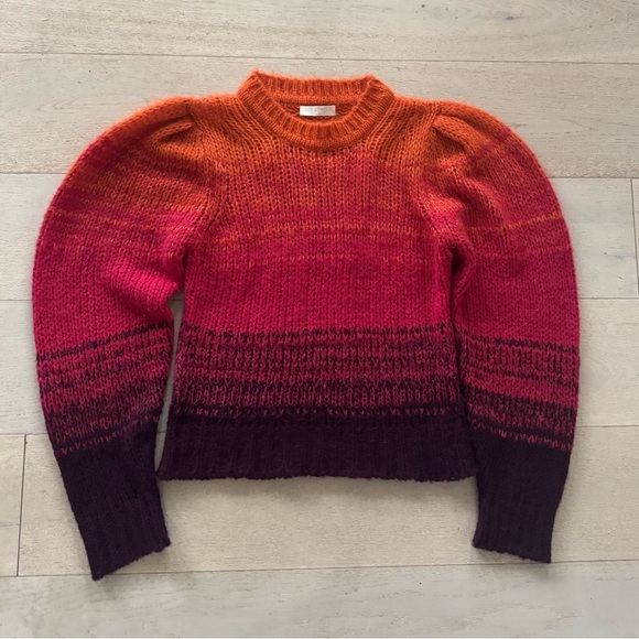 NEW ULLA JOHNSON Rosalia Gradient  pullover sweater - Picture 8 of 15